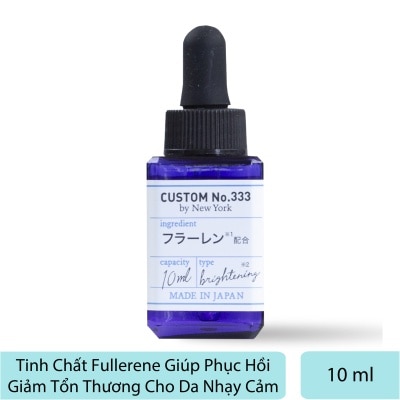 CUSTOM NO. 333 BY NEW YORK Tinh Chất Custom No.333 By New York Fullerene Phục Hồi, Giảm Tổn Thương Cho Da Nhạy Cảm 10ml