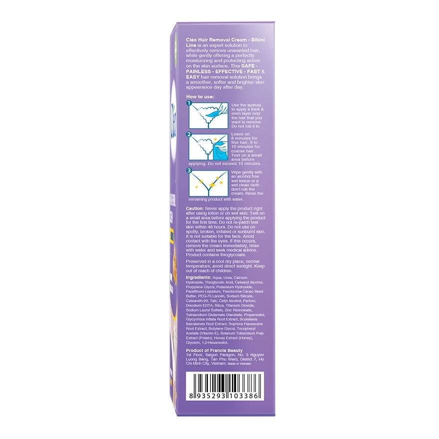 Cream Potato And Honey Bikini Line 50g