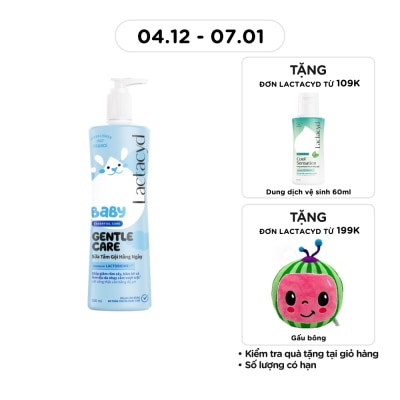 LACTACYD Sữa Tắm Gội Trẻ Em Lactacyd Baby Gentle Care 500ml