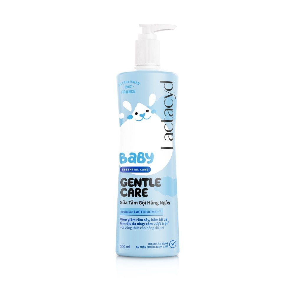 Sữa Tắm Gội Trẻ Em Lactacyd Baby Gentle Care 500ml