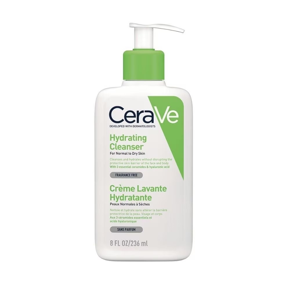 Sữa Rửa Mặt CeraVe Hydrating Cleanser Giúp Làm Sạch Và Cấp Ẩm Dành Cho Da Thường Và Da Khô 236ml