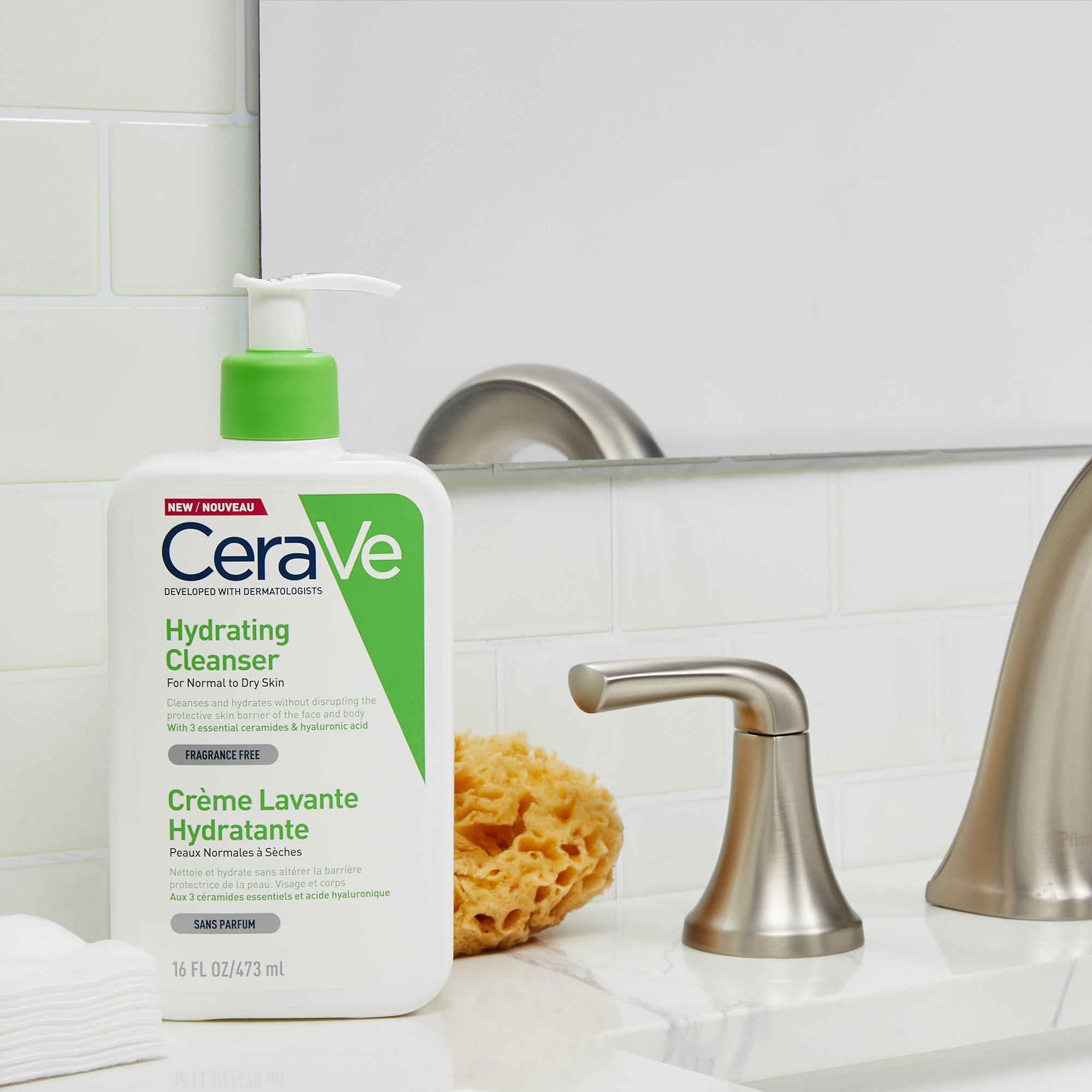 Sữa Rửa Mặt CeraVe Hydrating Cleanser Giúp Làm Sạch Và Cấp Ẩm Dành Cho Da Thường Và Da Khô 473ml image