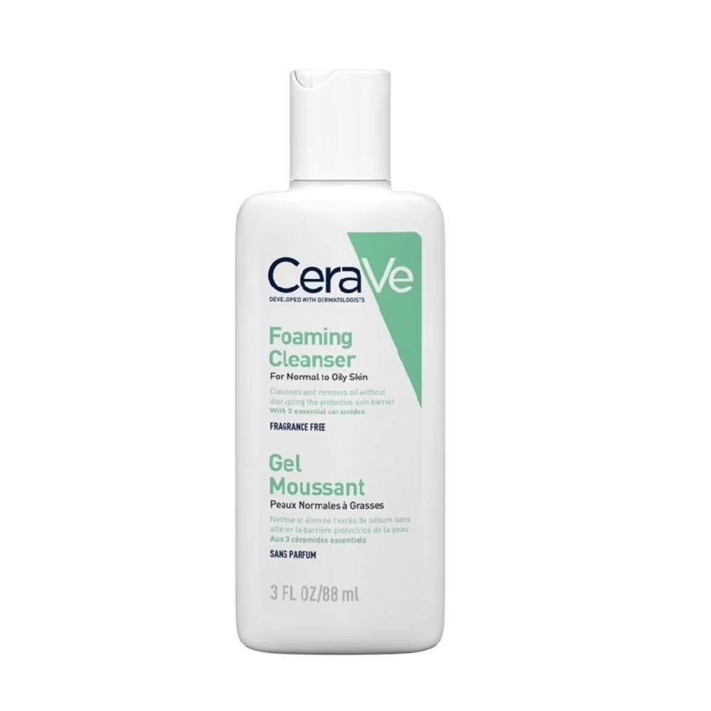 Sữa Rửa Mặt CeraVe Foaming Cleanser Giúp Làm Sạch Sâu Dành Cho Da Dầu 88ml