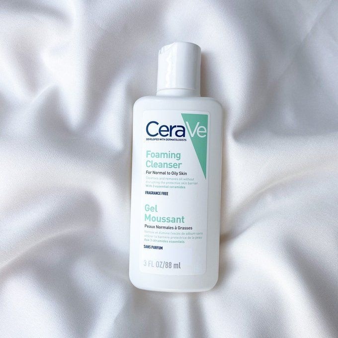 Sữa Rửa Mặt CeraVe Foaming Cleanser Giúp Làm Sạch Sâu Dành Cho Da Dầu 88ml