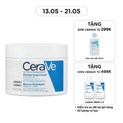 CERAVE Kem Dưỡng Ẩm CeraVe Moisturising Cream Dành Cho Da Khô 340g