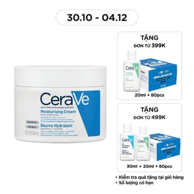 CERAVE Kem Dưỡng Ẩm CeraVe Moisturising Cream Dành Cho Da Khô 340g