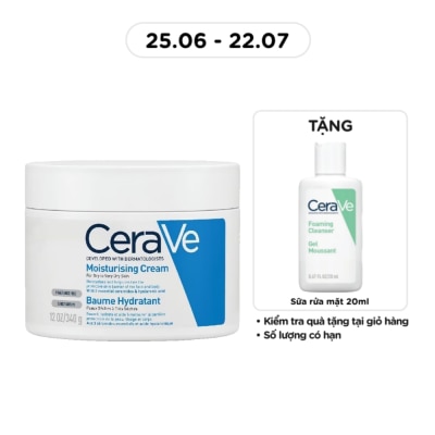 CERAVE - Kem Dưỡng Ẩm CeraVe Moisturising Cream Dành Cho Da Khô 340g