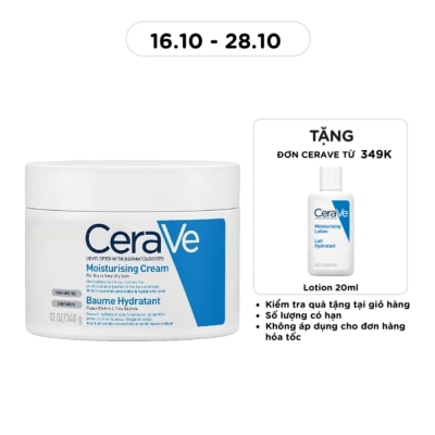 CERAVE Kem Dưỡng Ẩm CeraVe Moisturising Cream Dành Cho Da Khô 340g image
