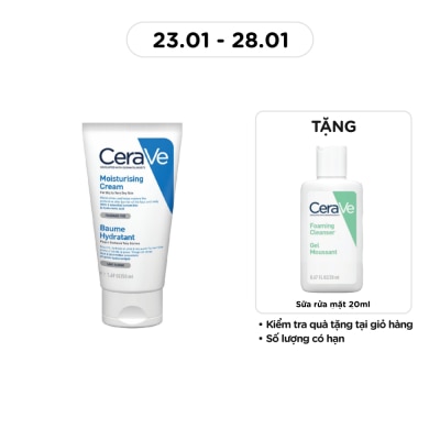 CERAVE Kem Dưỡng Ẩm CeraVe Moisturising Cream Dành Cho Da Khô 50ml