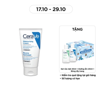 CERAVE Kem Dưỡng Ẩm CeraVe Moisturising Cream Dành Cho Da Khô 50ml