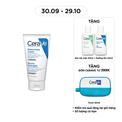 CERAVE Kem Dưỡng Ẩm CeraVe Moisturising Cream Dành Cho Da Khô 50ml
