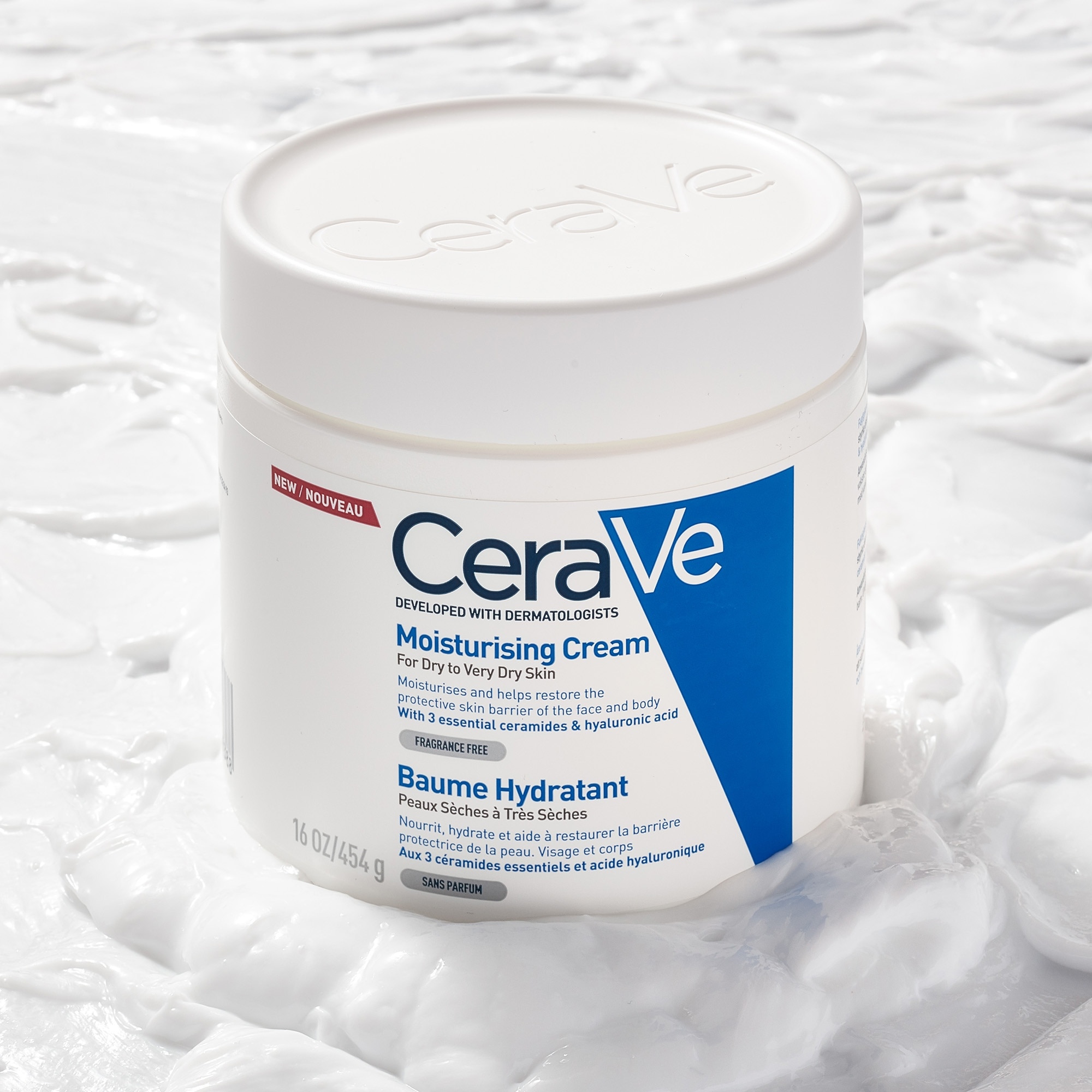 Kem Dưỡng Ẩm CeraVe Moisturising Cream Dành Cho Da Khô 454g