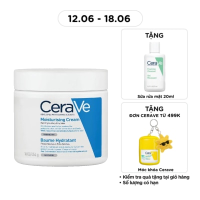 CERAVE - Kem Dưỡng Ẩm CeraVe Moisturising Cream Dành Cho Da Khô 454g