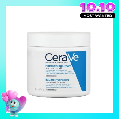CERAVE Kem Dưỡng Ẩm CeraVe Moisturising Cream Dành Cho Da Khô 454g image