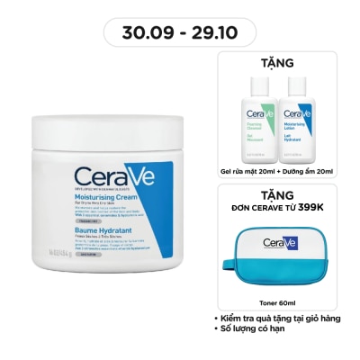 CERAVE Kem Dưỡng Ẩm CeraVe Moisturising Cream Dành Cho Da Khô 454g