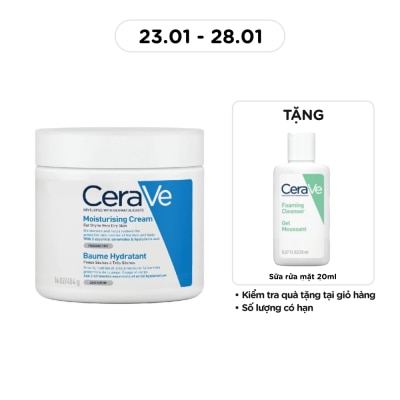 CERAVE Kem Dưỡng Ẩm CeraVe Moisturising Cream Dành Cho Da Khô 454g