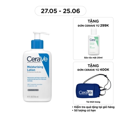 CERAVE Sữa Dưỡng Ẩm CeraVe Moisturising Lotion Dành Cho Da Khô 236ml