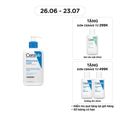 CERAVE Sữa Dưỡng Ẩm CeraVe Moisturising Lotion Dành Cho Da Khô 236ml