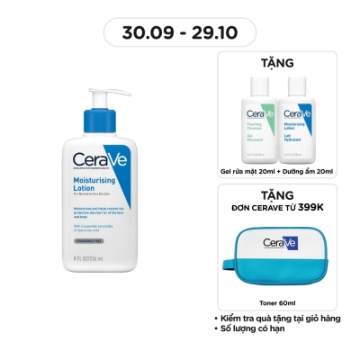 CERAVE Sữa Dưỡng Ẩm CeraVe Moisturising Lotion Dành Cho Da Khô 236ml