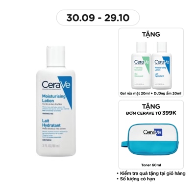 CERAVE Sữa Dưỡng Ẩm CeraVe Moisturising Lotion Dành Cho Da Khô 88ml