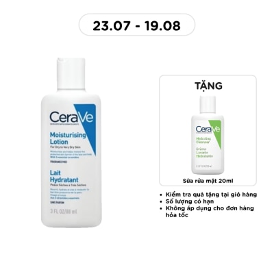 CERAVE - Sữa Dưỡng Ẩm CeraVe Moisturising Lotion Dành Cho Da Khô 88ml image