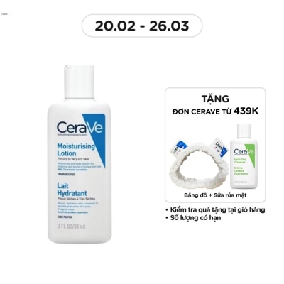 CERAVE Sữa Dưỡng Ẩm CeraVe Moisturising Lotion Dành Cho Da Khô 88ml