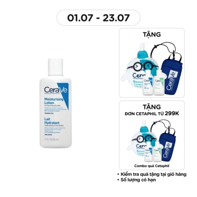 CERAVE Sữa Dưỡng Ẩm CeraVe Moisturising Lotion Dành Cho Da Khô 88ml