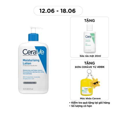 CERAVE - Sữa Dưỡng Ẩm CeraVe Moisturising Lotion Dành Cho Da Khô 473ml