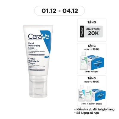 CERAVE Facial Moisturising Lotion PM 52ml