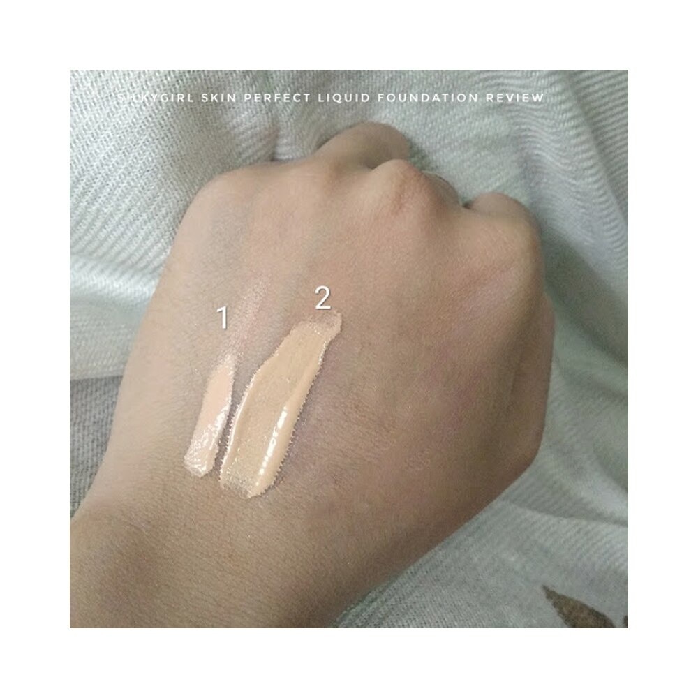 Kem Nền Silkygirl Dạng Lỏng Skin Perfect Liquid Foundation 25ml .# 02 Natural