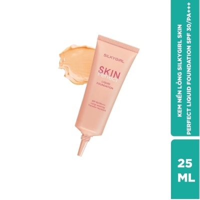 SILKYGIRL Kem Nền Silkygirl Dạng Lỏng Skin Perfect Liquid Foundation 25ml .# 02 Natural