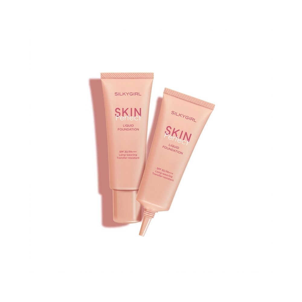 Kem Nền Silkygirl Dạng Lỏng Skin Perfect Liquid Foundation 25ml .# 02 Natural