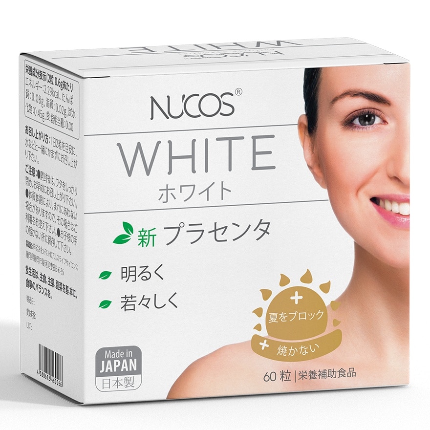 Nucos White New Placenta 60 pills