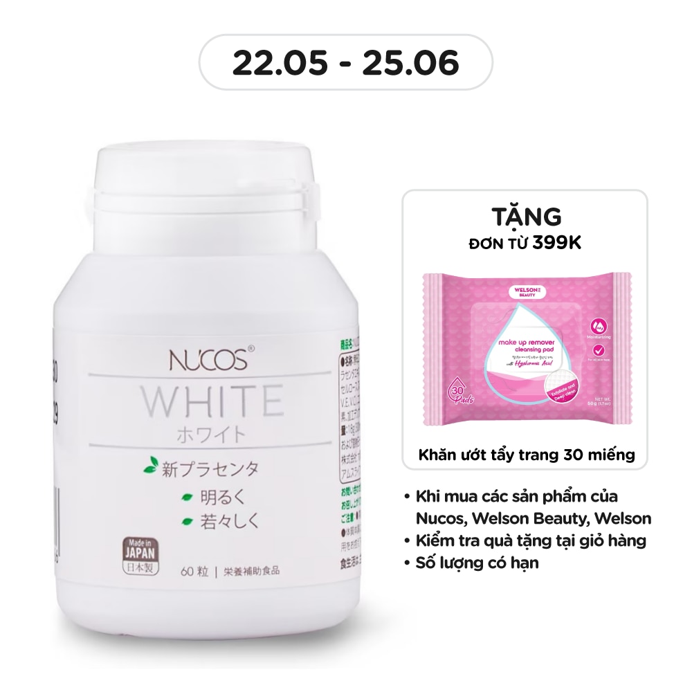 Nucos White New Placenta 60 pills