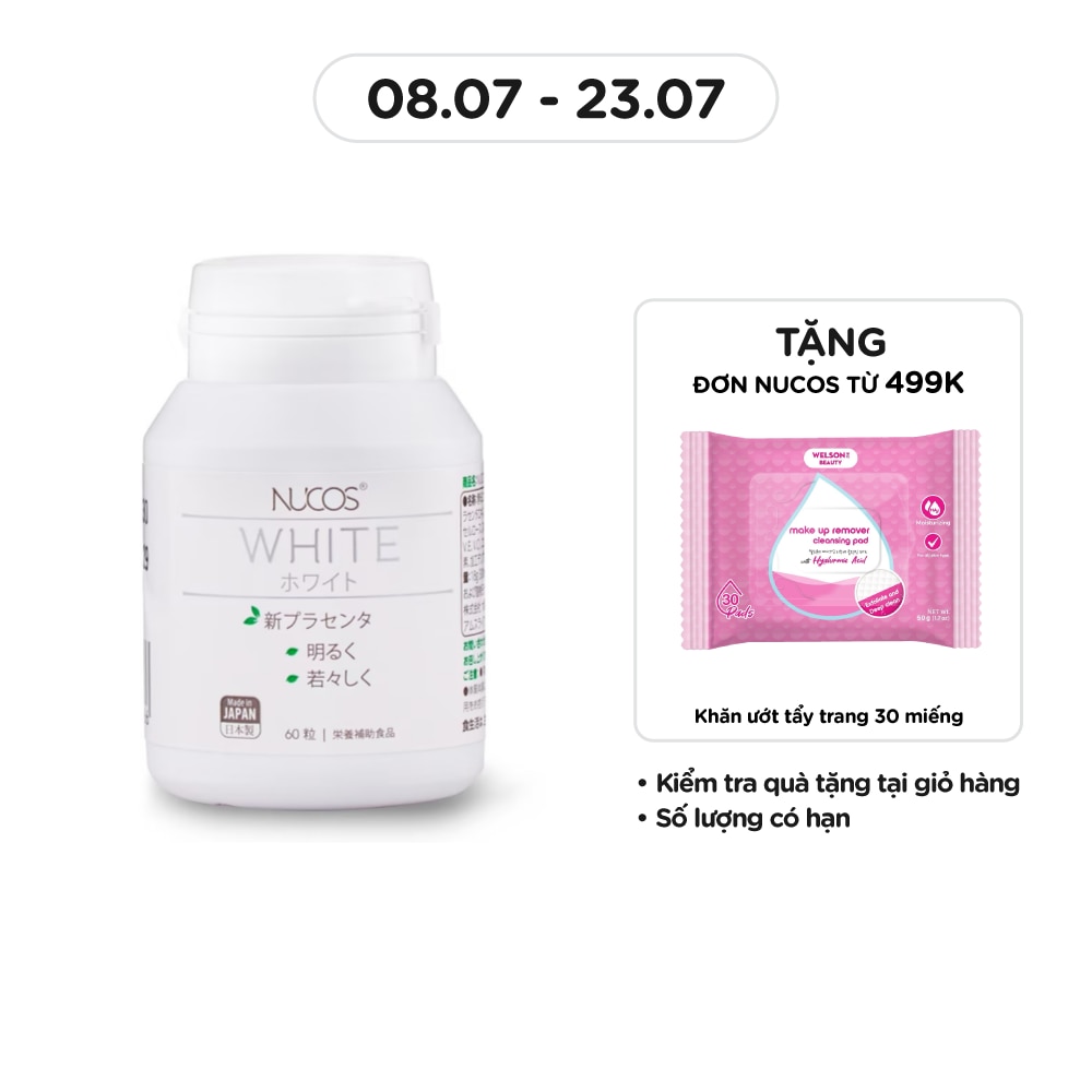 Nucos White New Placenta 60 pills