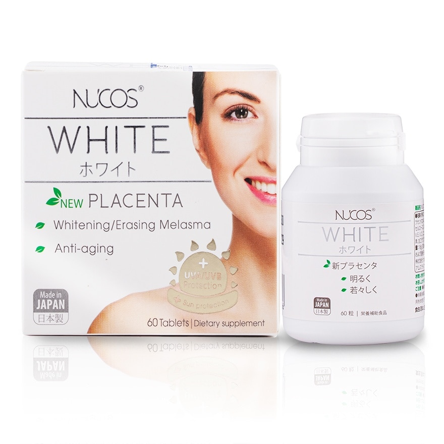 Nucos White New Placenta 60 pills