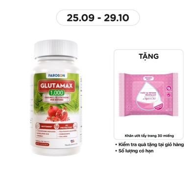 FAROSON Thực Phẩm Bảo Vệ Sức Khỏe Faroson Glutamax 1000 30 Viên