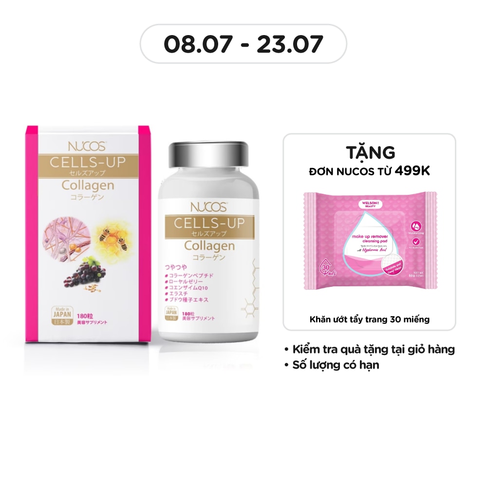 Nucos Cells Up Collagen 180 pills