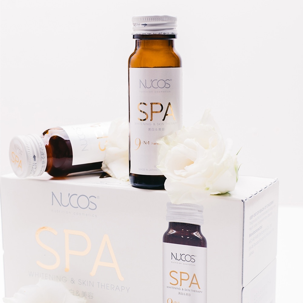 Thực Phẩm Bảo Vệ Sức Khỏe Nucos Spa 10,000mg Whitening & Skin Therapy 50ml x 10 Chai