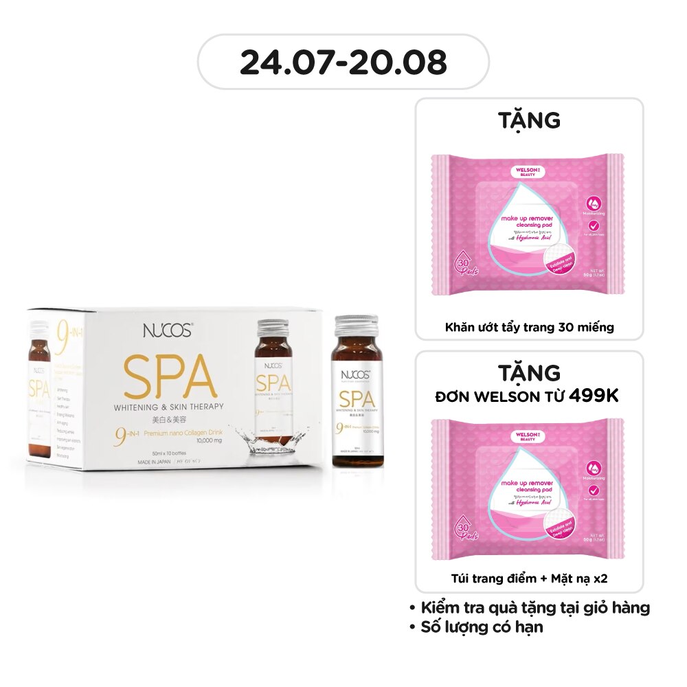 Nucos Spa 10,000mg Whitening & Skin Therapy 50ml x 10pcs