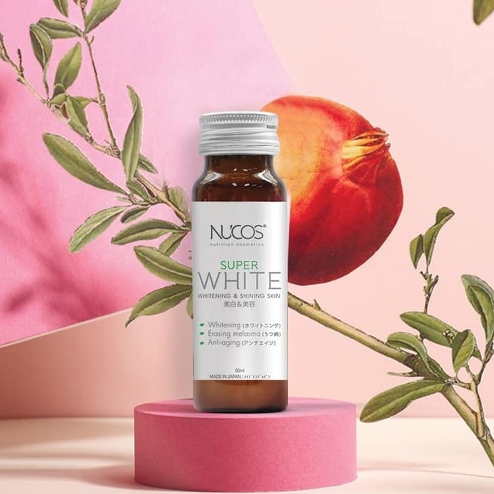 Thực Phẩm Bảo Vệ Sức Khỏe Nucos Super White Whitening & Shining Skin 50ml x 10 Chai