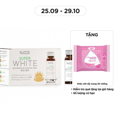 NUCOS Nucos Super White Whitening & Shining Skin 50ml x 10 pcs