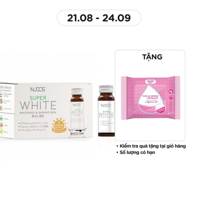 NUCOS Nucos Super White Whitening & Shining Skin 50ml x 10 pcs
