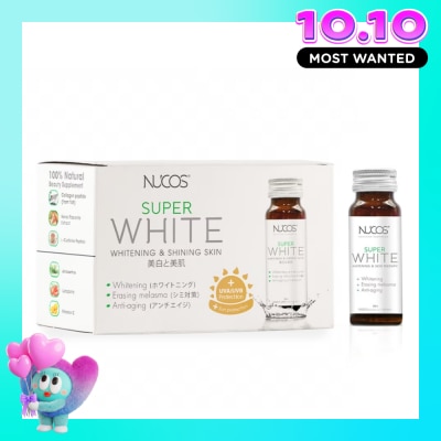 NUCOS Nucos Super White Whitening & Shining Skin 50ml x 10 pcs image