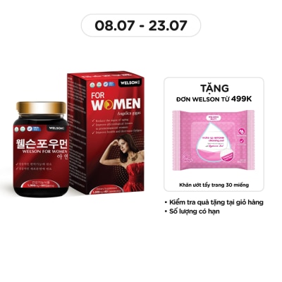 WELSON Thực Phẩm Bảo Vệ Sức Khỏe Welson For Women 60g (60 Viên)