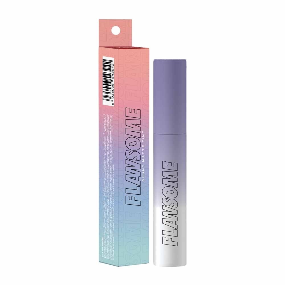 Son Kem Flawsome Sunny Matte Tint Lì Ẩm Mịn, Siêu Nhẹ Môi Và Lâu Phai 3g .# Đỏ Mận Afterglow