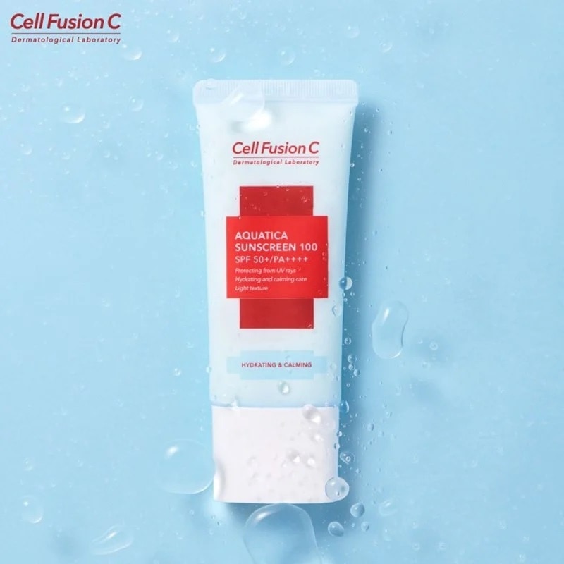 Kem Chống Nắng Cell Fusion C Cấp Ẩm Dịu Da Aquatica Sunscreen 100 SPF50+/PA++++ 50ml