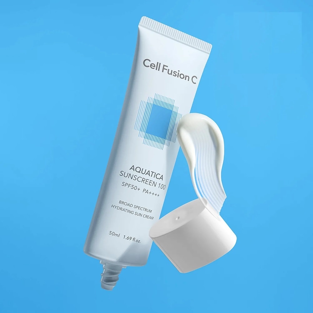 Kem Chống Nắng Cell Fusion C Cấp Ẩm Dịu Da Aquatica Sunscreen 100 SPF50+/PA++++ 50ml