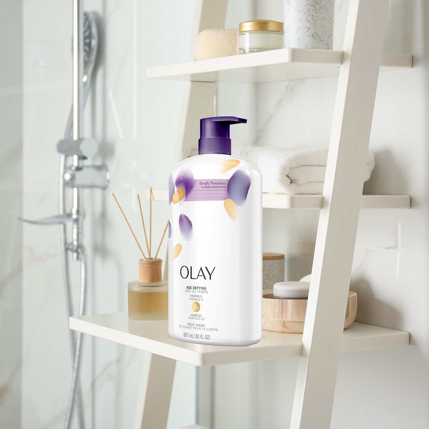 Sữa Tắm Olay Age Defying With Vitamin E Chống Lão Hóa 975ml
