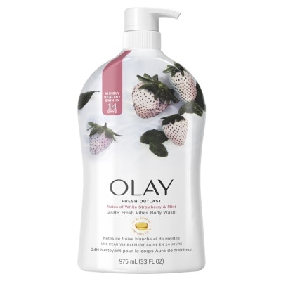 OLAY Sữa Tắm Olay Fresh Outlast Hương Dâu Và Bạc Hà 975ml